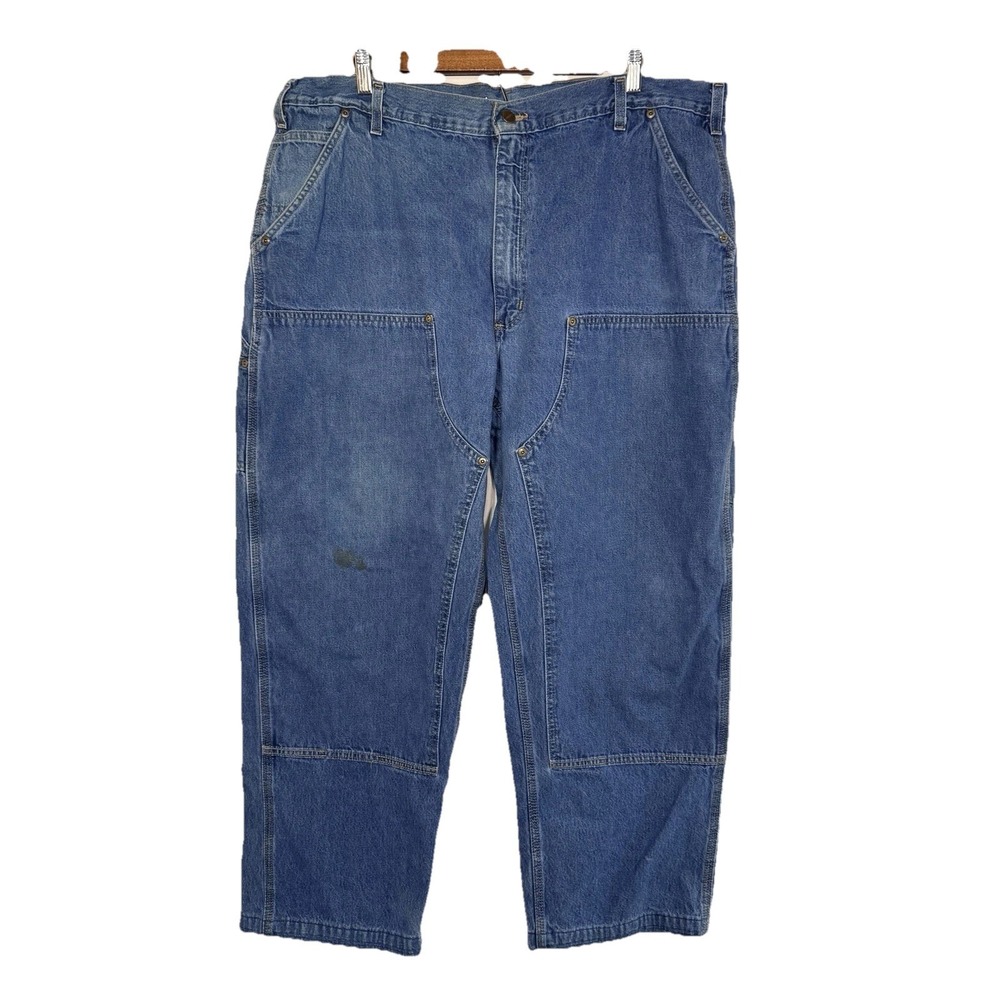 Carhartt Double Knee B273 DST Dungaree Fit Carpenter Jeans Mens 42x30 Y2K 2010‎